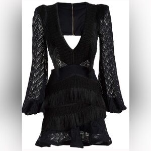Patbo Elegant Black Knit Dress SAMBA